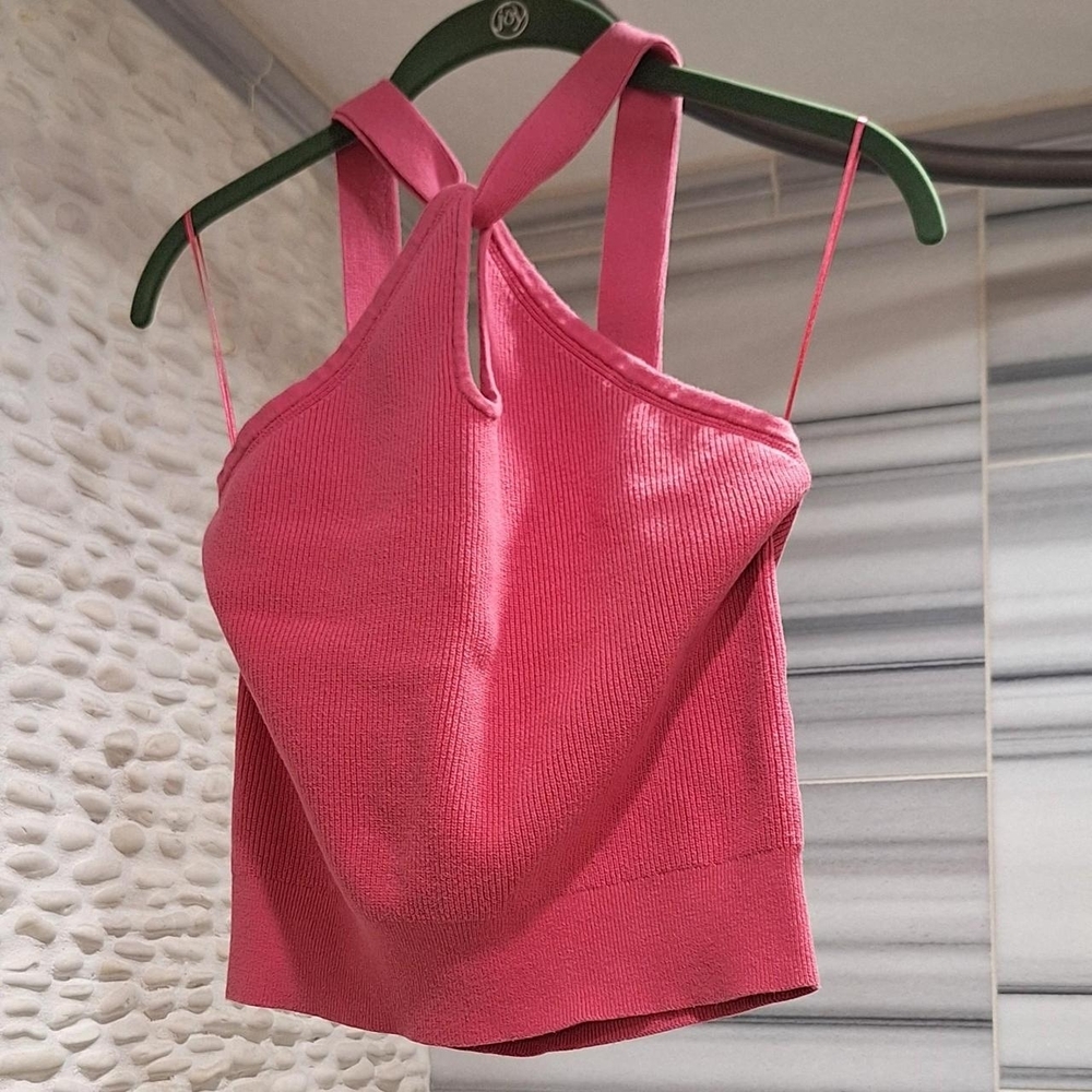 Banana Republic Pink Ribbed Camisole